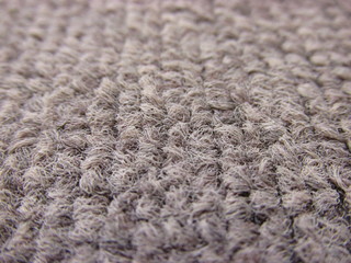 Close-up photography of gray knit textile