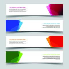 Vector Abstract banner web template