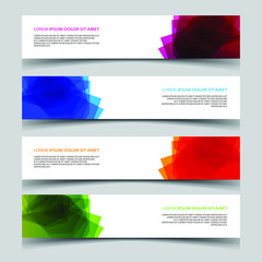 Vector Abstract banner web template