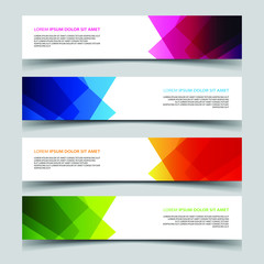 Vector Abstract banner web template