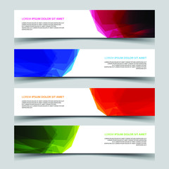 Vector Abstract banner web template