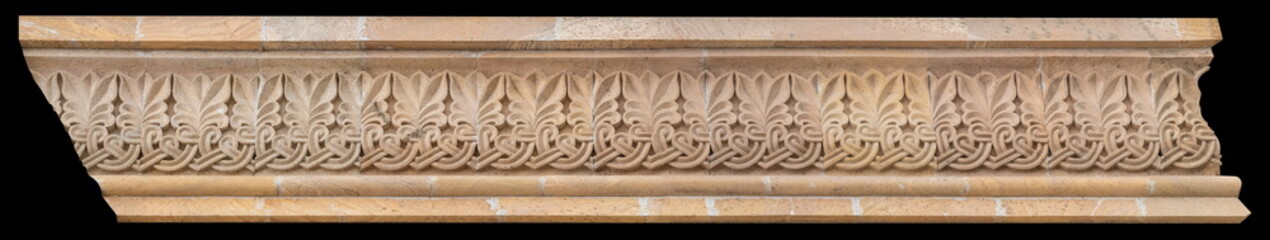 Gypsum cornice, moldings, baseboards, friezes