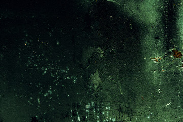 Old grunge green textured background. Creat background with copy space