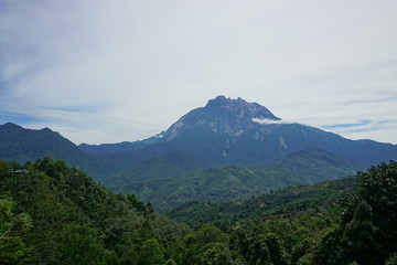 View of Mount Kinabalu at Sabah, Malaysia