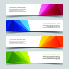 Vector Abstract banner web template