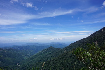 View from Mountain of Kinabalu