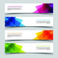 Vector Abstract banner web template