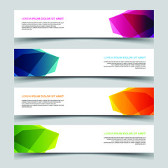 Vector Abstract banner web template