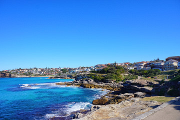 Beautiful view at Bondi Beach Sydney Australia