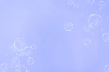 Air bubble background. Water backdrop, blue tones