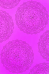 Seamless pattern with mandala element. Vintage decorative elements.  Islam, Arabic, Indian, Ottoman motifs.