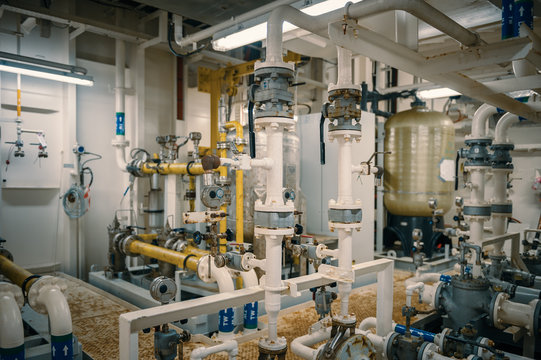 Interiors of FPSO vessel