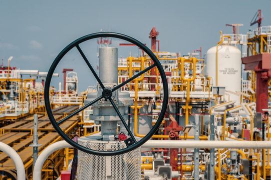 Close up view of valve