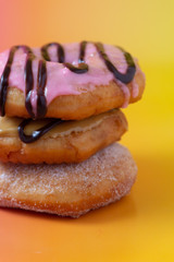 Colorful Doughnut Stack