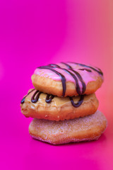 Colorful Doughnut Stack