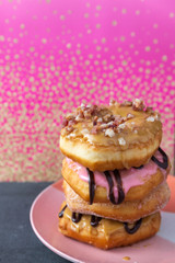 Colorful Doughnut Stack