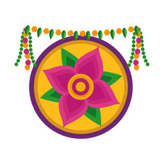 Obraz premium Toran and mandale of onam celebration design