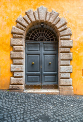 Old and beautiful ornate door