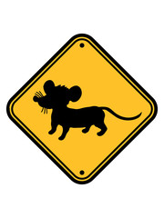 vorsicht hinweis schild warnung mäuse maus mäuschen silhouette umriss schatten clipart klein süß niedlich design cool ratte