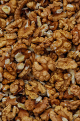 Background of purified walnut kernels. For design.