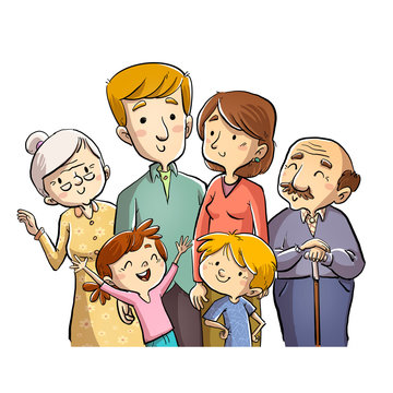 Family Cartoon Images – Browse 513,685 Stock Photos, Vectors, and Video |  Adobe Stock
