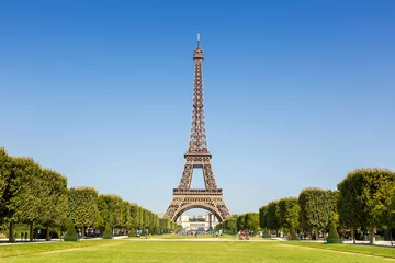 Acrylic prints Eiffel tower Paris Eiffel tower France travel landmark