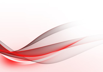 Abstract bright background with red and grey dynamic lines for wallpaper, business card or template © britaseifert