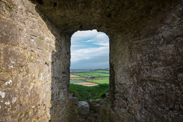 window on the castle wall