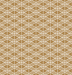 Seamless geometric pattern inspired by Japanese Kumiko ornament.