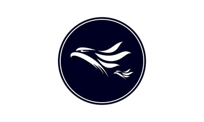 Eagle illustration silhouette icon