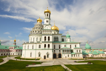 Fototapeta na wymiar One of the Great Monasteries of Russia. New Jerusalem Monastery, Istra.