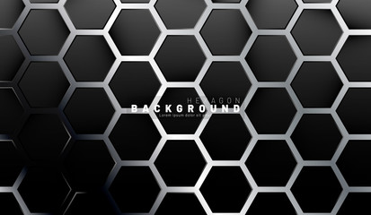 art 28072019 background hexagon metal dark