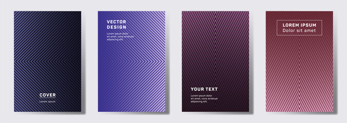 Geometric lines patterns with edges, angles.