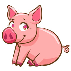 pig vector clipart