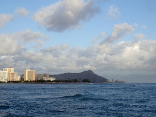 Waves at Ala Moana Beach Park