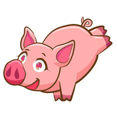 pig vector clipart