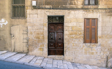 Old and weathered doors of Malta