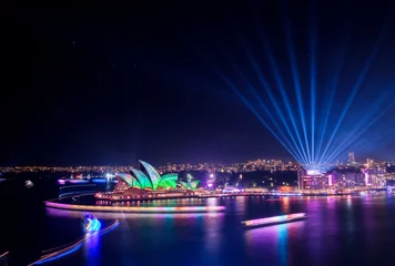 Foto op Plexiglas Sydney Pylon uitkijk op het levendige stadsbeeld van Sydney