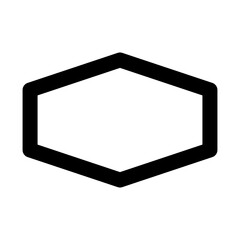 hexagon outline