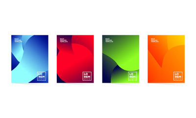 Fototapeta premium modern colorful abstract background template with gradients