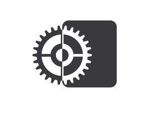 Gear Logo Template vector icon illustration