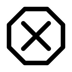 delete icon vector