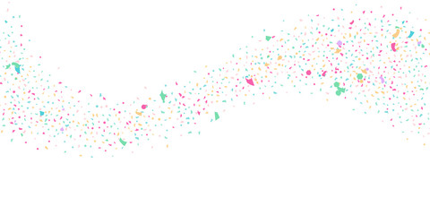 Abstract flying confetti.