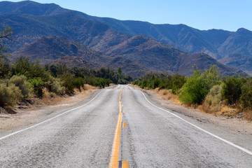 Road in the middle of the desert