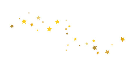 Gold glitter star. 
