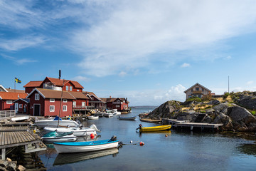 Obraz premium Blick auf die Insel Käringön in Schweden