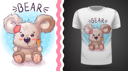 Teddy bear- idea for print t-shirt