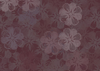 abstract colorful flower illustration background.