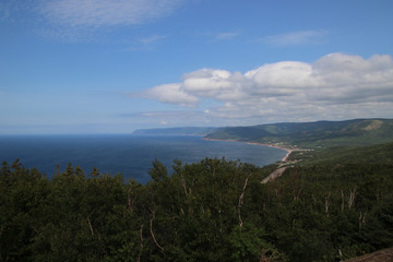 A view of the Atlantic Ocean coast line