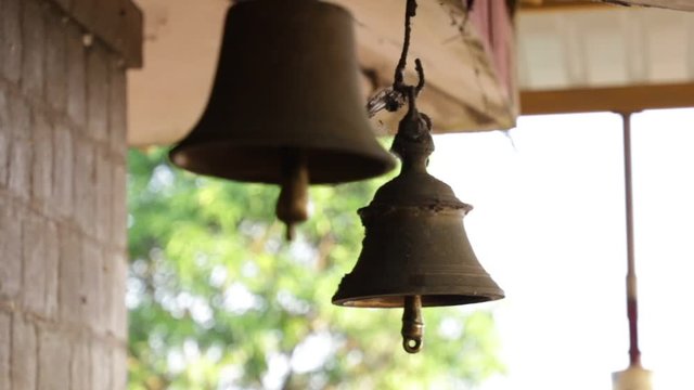 Swinging Temple Bell
Location- Narahari Parvatha Temple, DK KA India